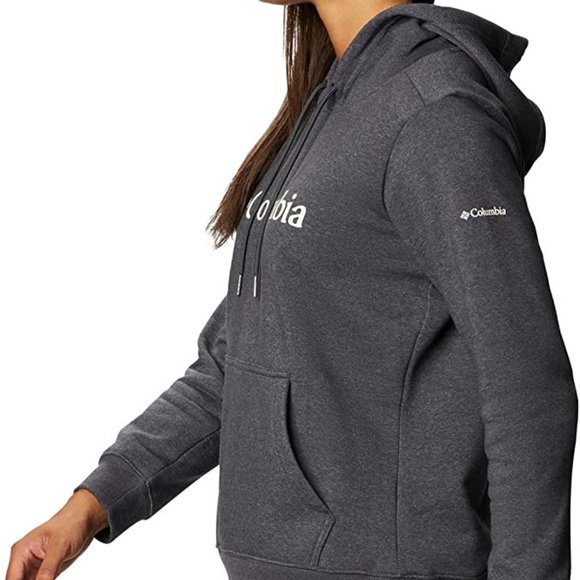 🆕Columbia Women's Logo Hoodie, Small - Shark - Brand NEW, Authentic, NWT....... - Picture 3 of 5